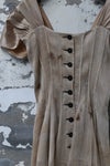 Mutedance 24 Spring/Summer Shell Sleeve Waist Dress MD-MD24SS15-KHAKI PM137